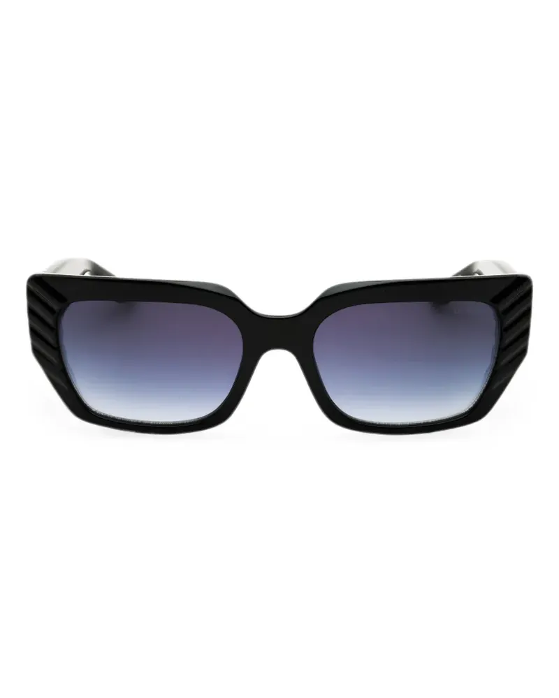 Guess Sonnenbrille mit eckigem Gestell - Schwarz Schwarz