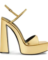 Giuseppe Zanotti Sylvy Plateau-Sandalen 145mm Gold