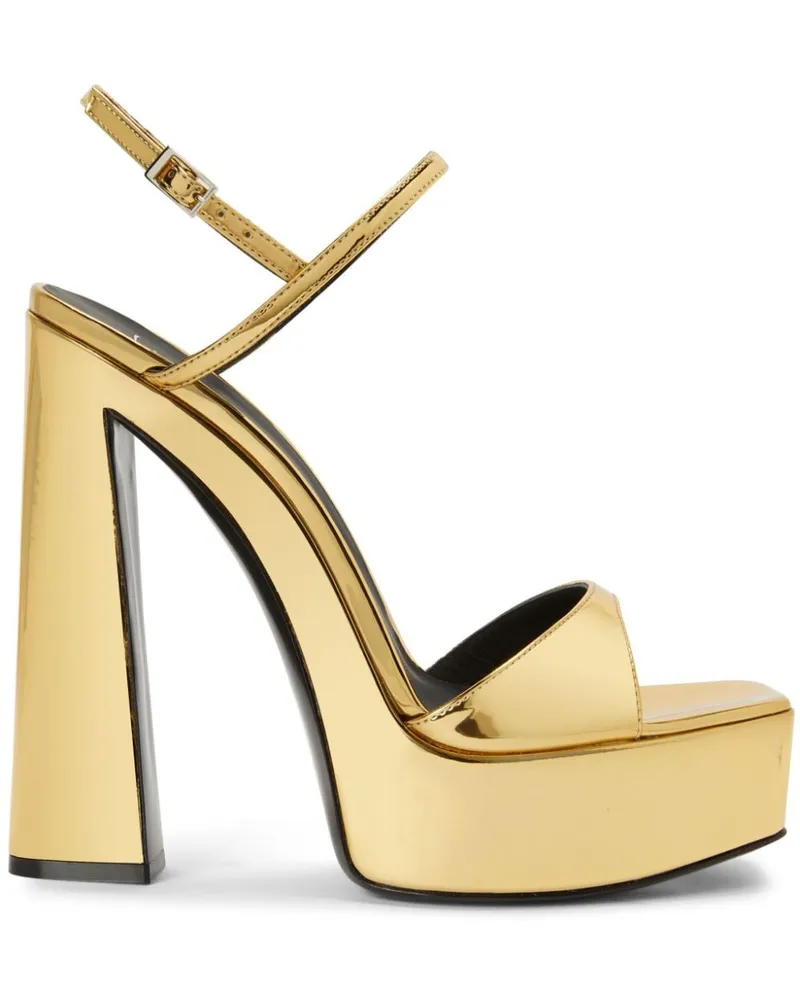Giuseppe Zanotti Sylvy Plateau-Sandalen 145mm - Gold Gold
