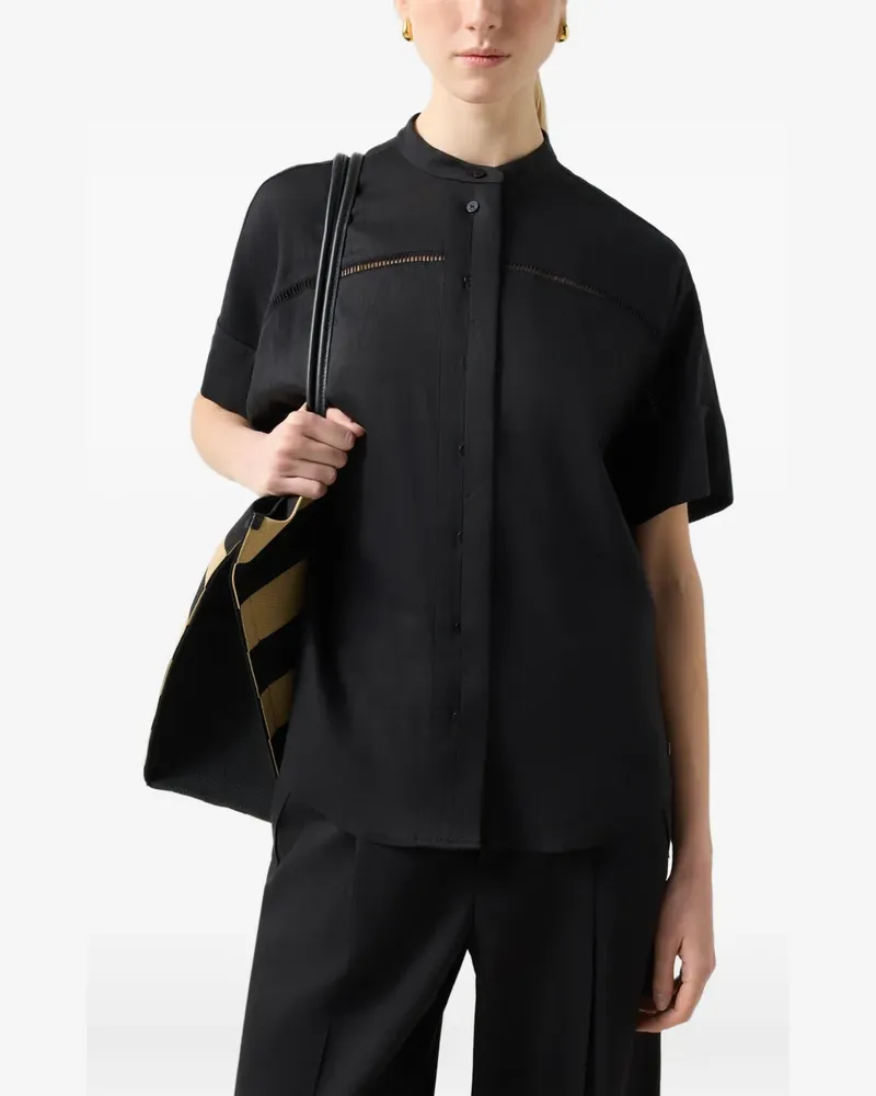 Bogner Cheryl Hemd aus Leinengemisch - Schwarz Schwarz