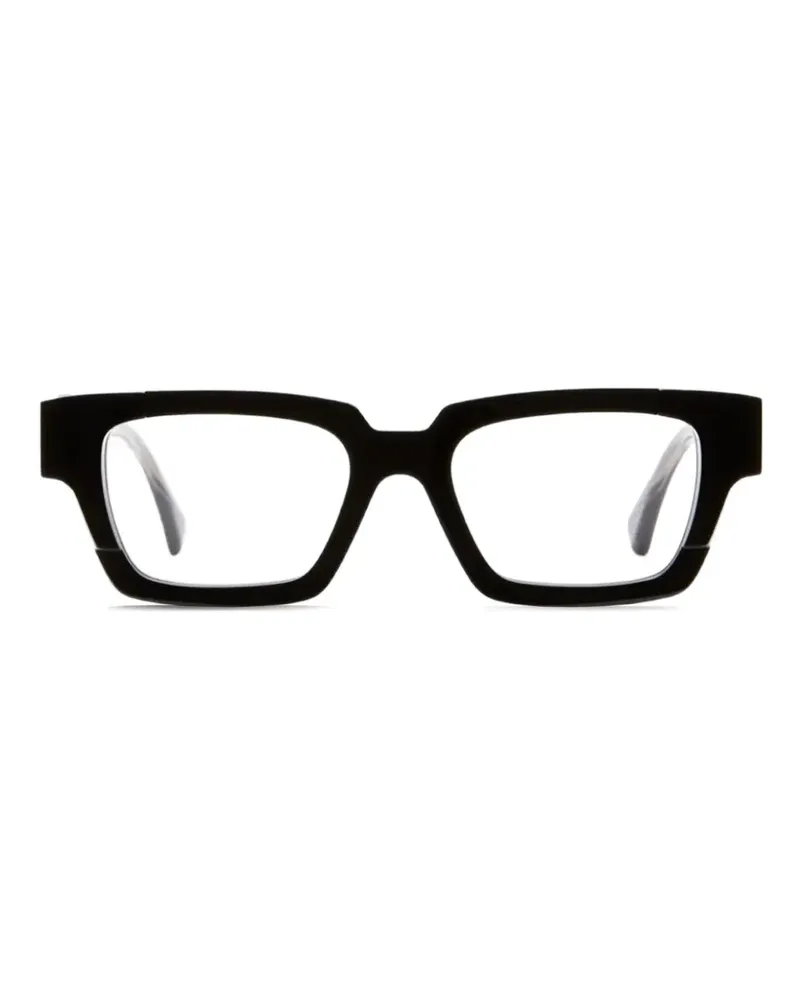 KUBORAUM rectangle-frame glasses - Schwarz Schwarz