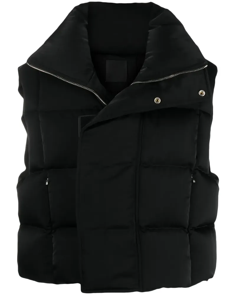 Givenchy funnel-neck padded gilet - Schwarz Schwarz
