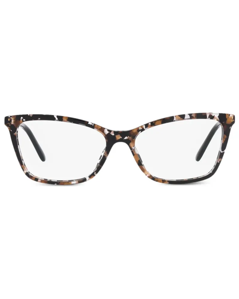 Dolce & Gabbana Cat-Eye-Brille - Schwarz Schwarz