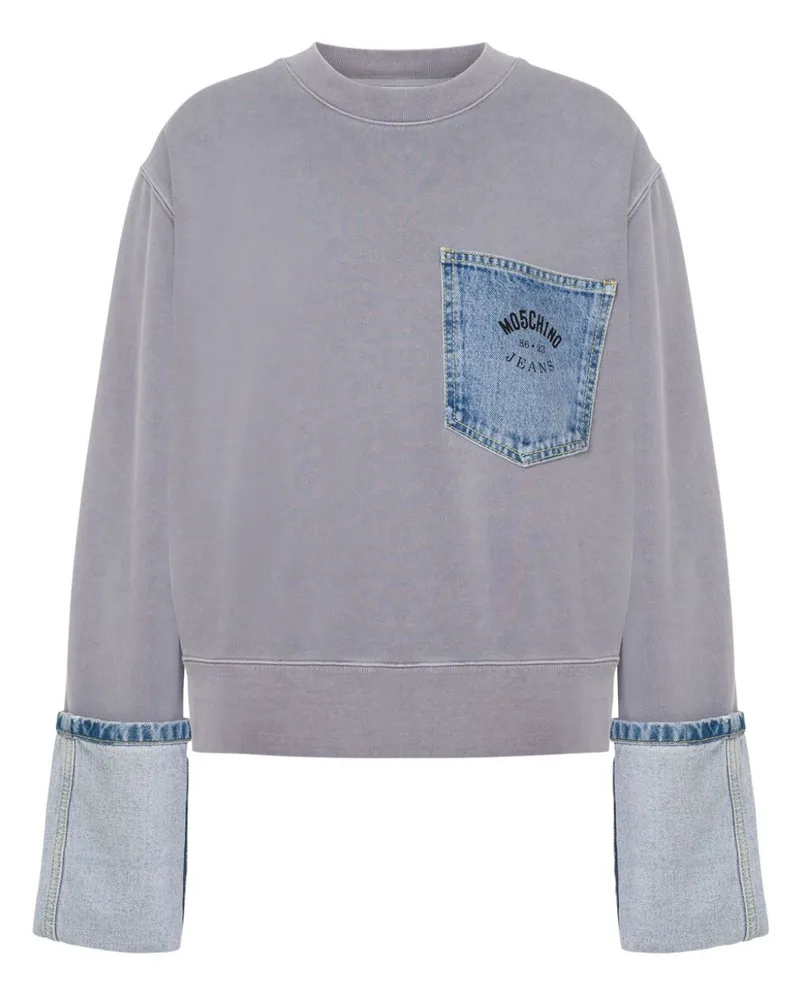 Moschino Klassisches Sweatshirt - Grau Grau