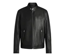 H-Mansell5 Lederjacke mit Reißverschluss - Schwarz