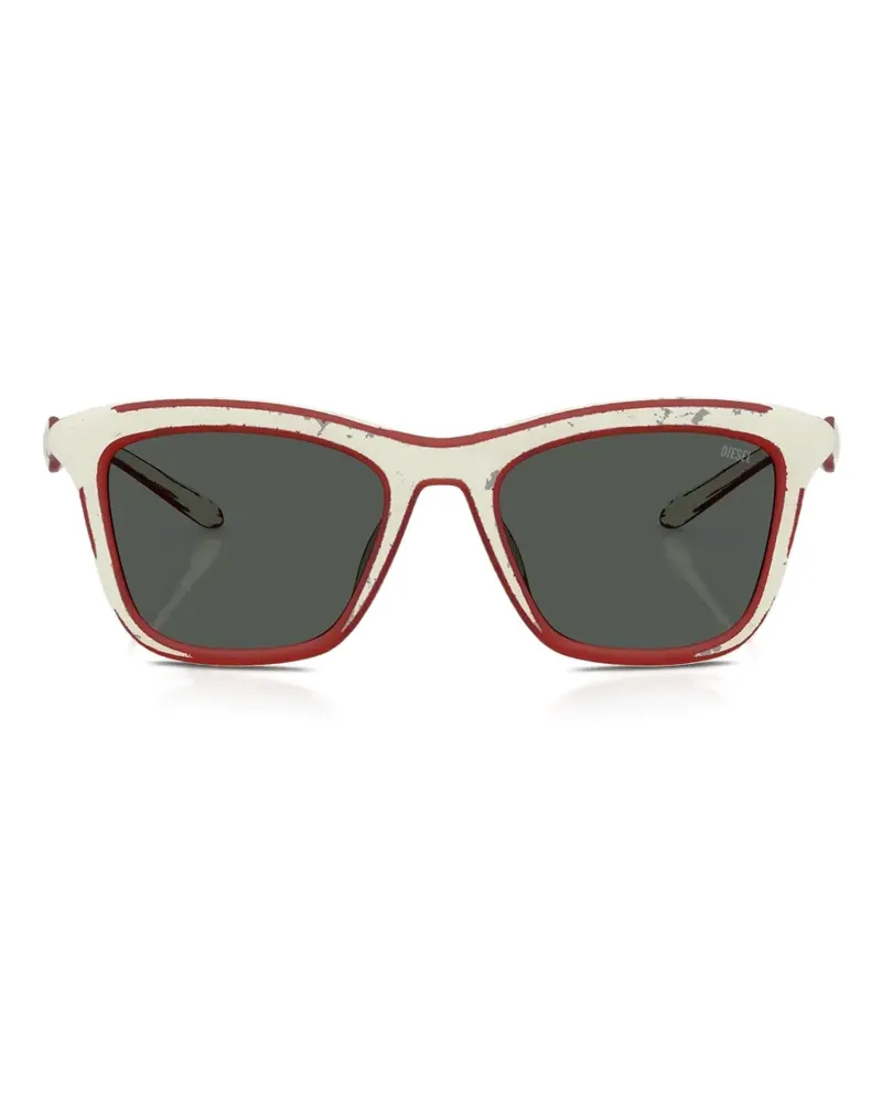 Diesel square-frame sunglasses - Nude Nude