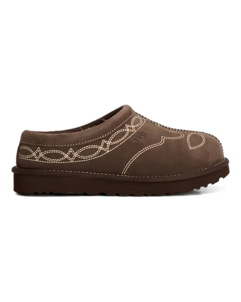 UGG Tasman embroidered slip-on shoes - Braun Braun