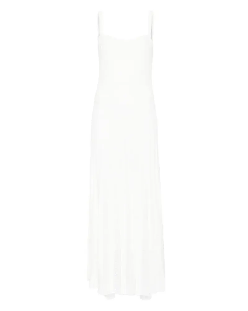 STAUD Ellen Kleid - Weiß Weiß
