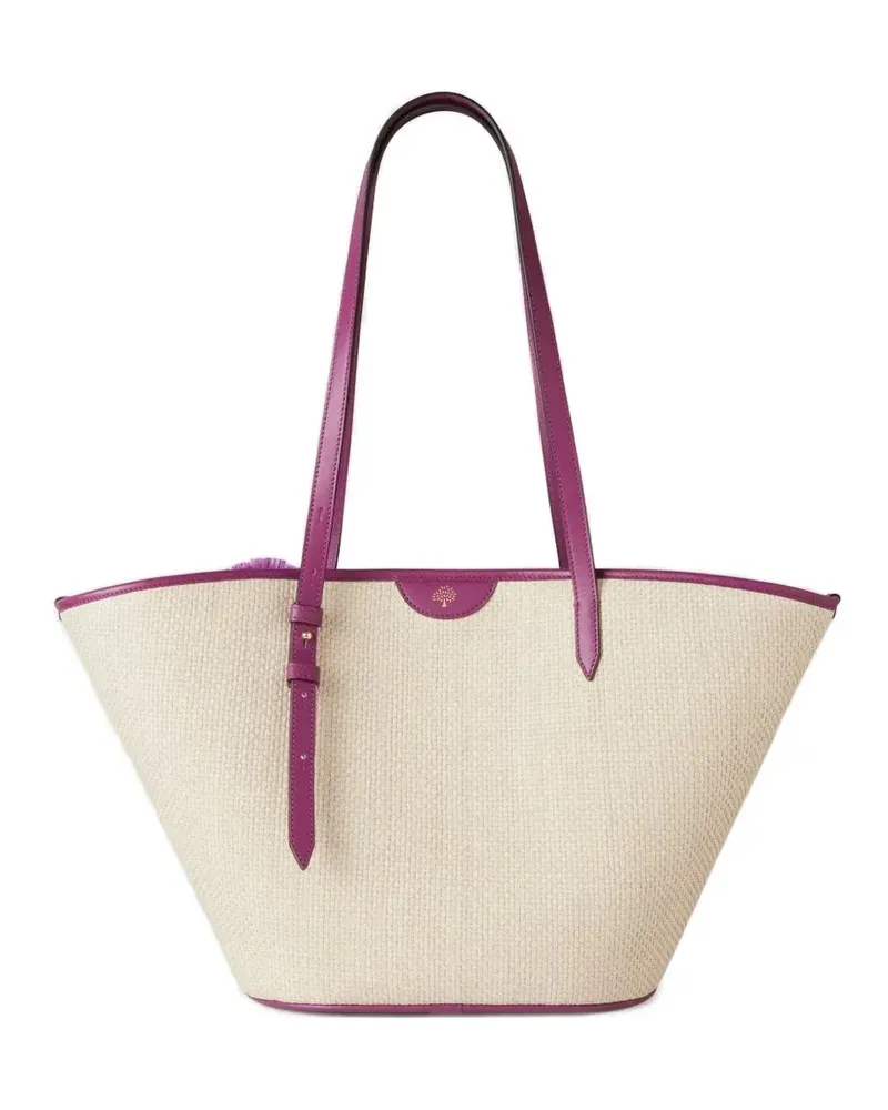 Mulberry Tote Bag mit Pompons - Nude Nude