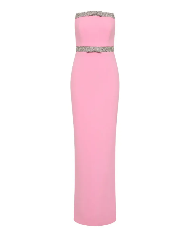 Rebecca Vallance Schulterfreies Precious Abendkleid - Rosa Rosa