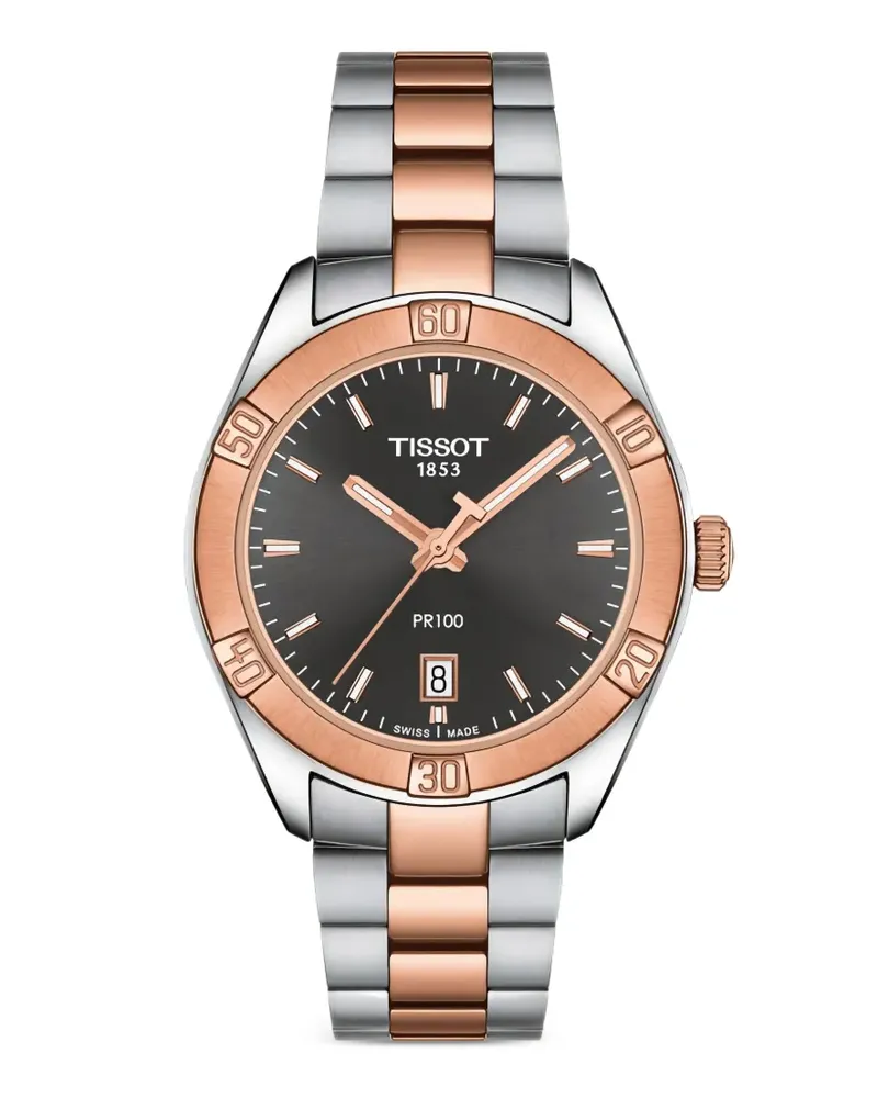 Tissot PR 100 Sport Chic 36mm watch - Schwarz Schwarz