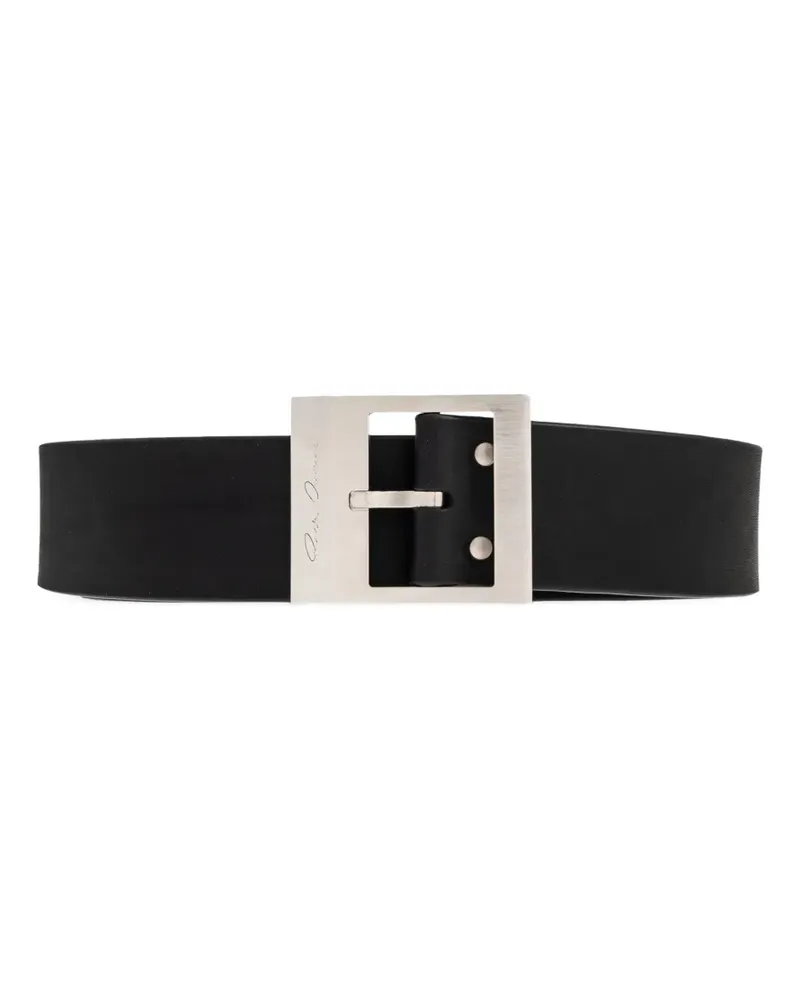 Rick Owens square-buckle belt - Schwarz Schwarz