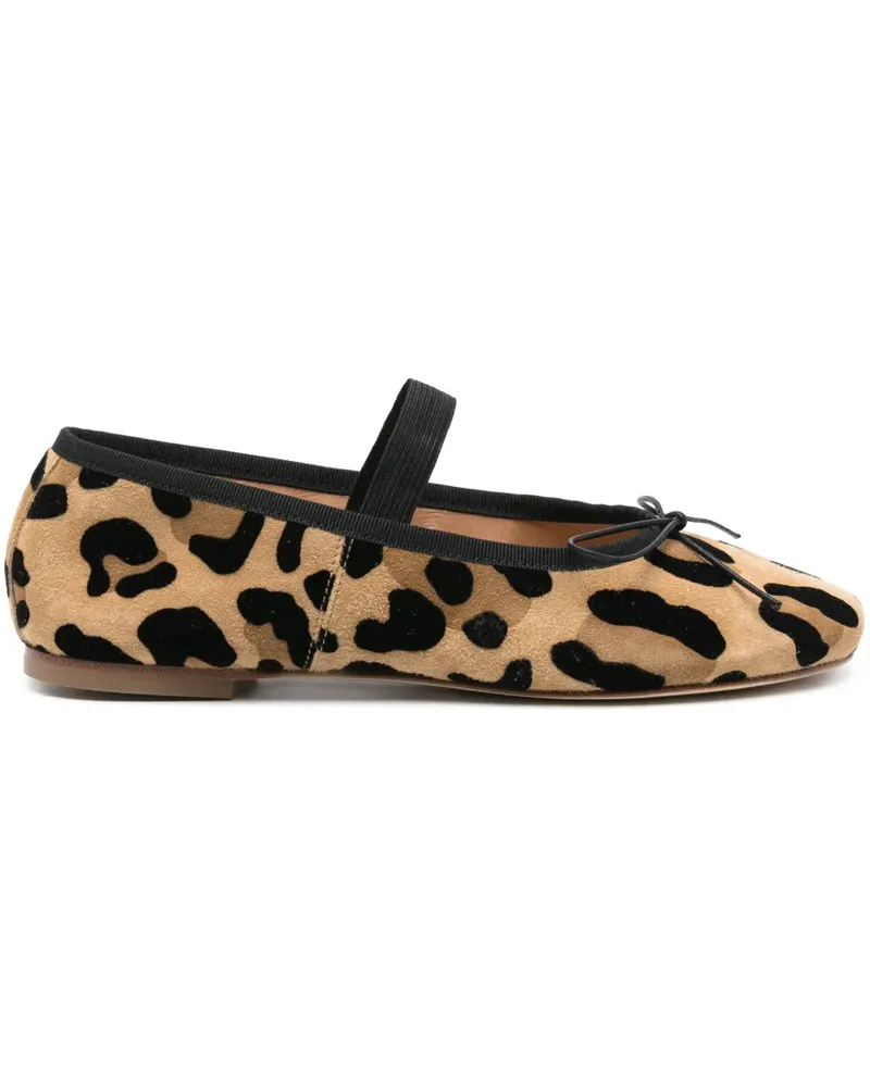 Anniel Ballerinas mit Leoparden-Print - Braun Braun