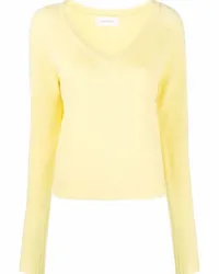 SPORTMAX Schmaler Pullover Gelb