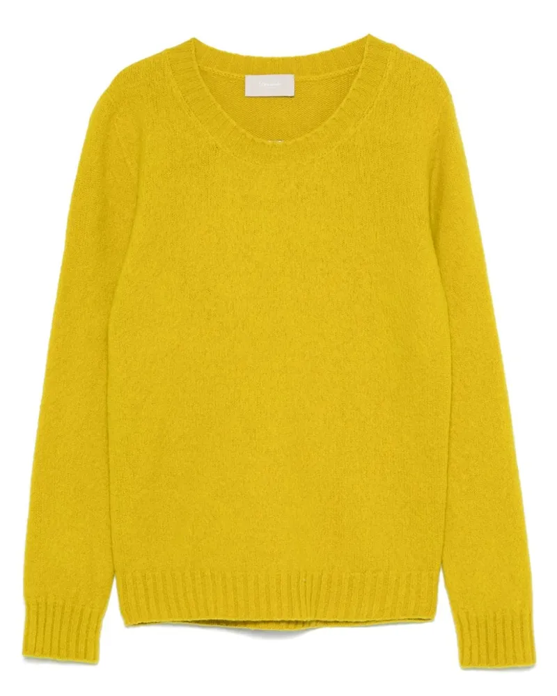 Drumohr  Pullover aus Lammwolle - Gelb Gelb