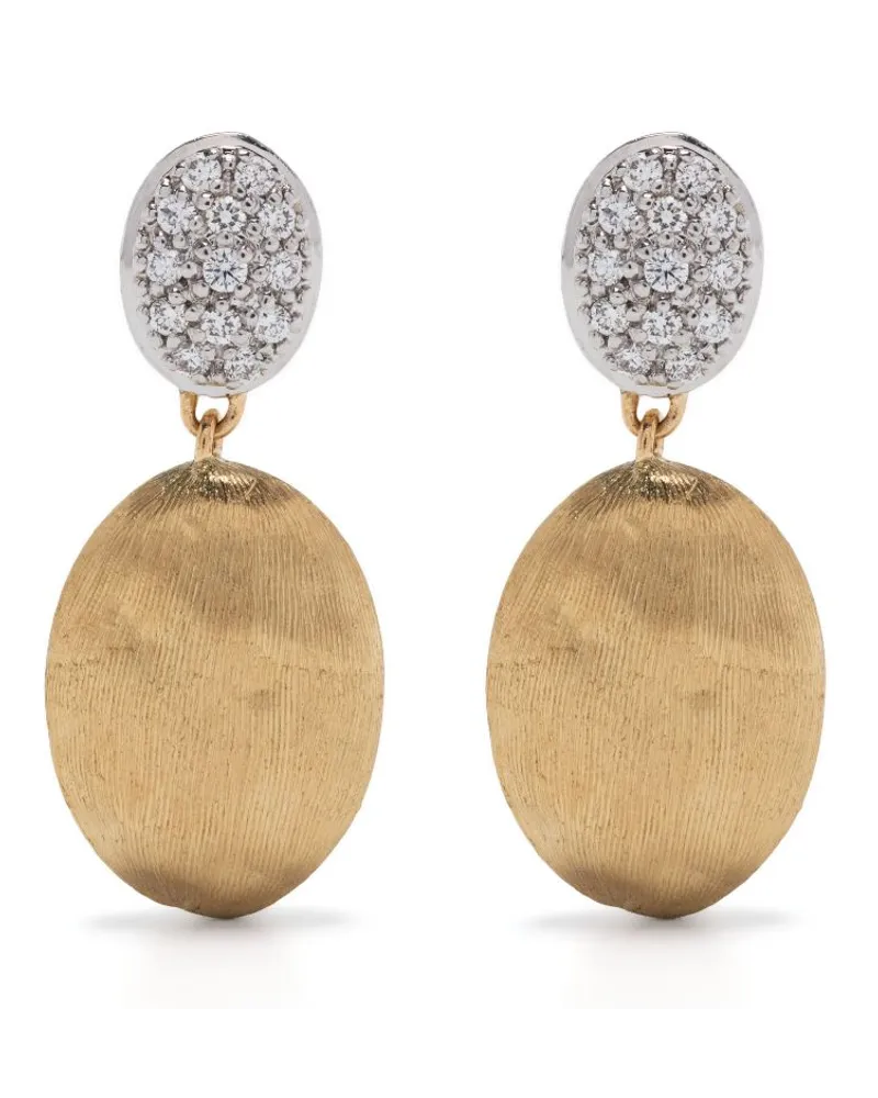 Marco Bicego 18kt Gelbgoldohrringe mit Diamanten Gold