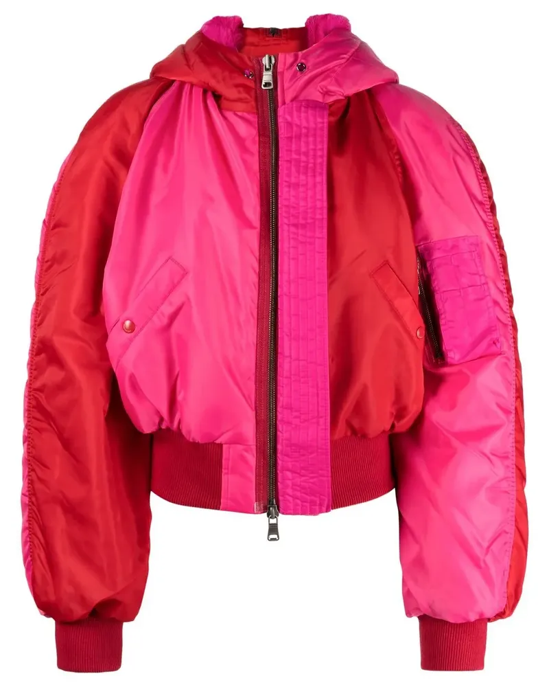 Andersson Bell Jacke in Colour-Block-Optik - Rosa Rosa