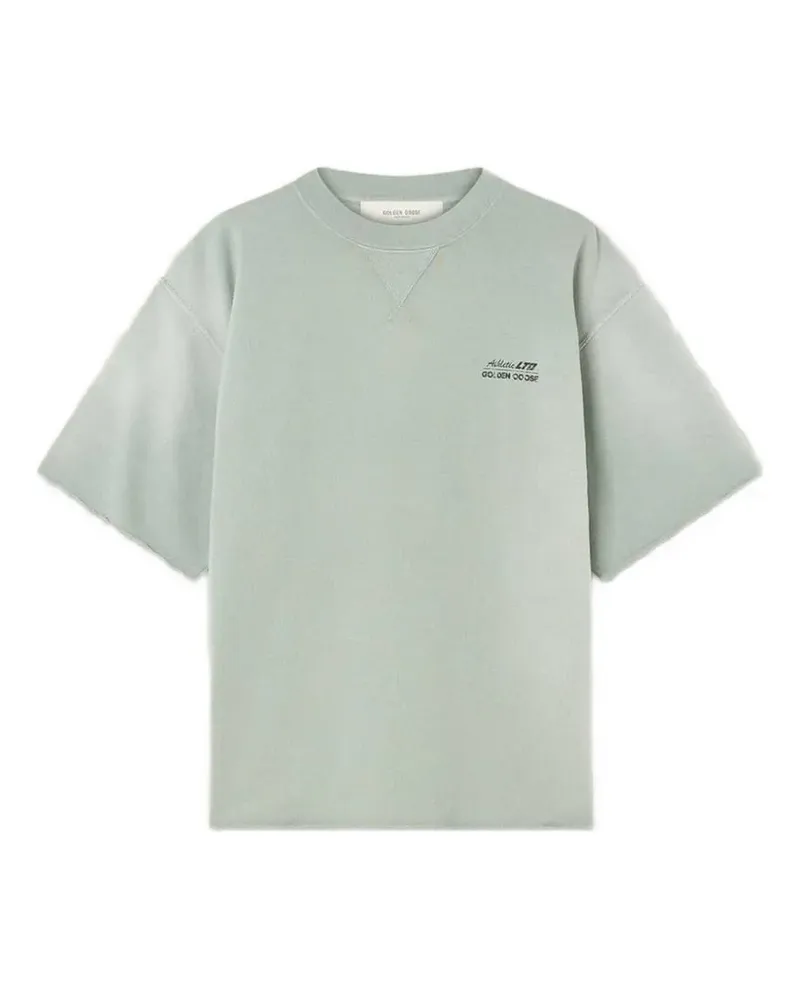 Golden Goose Robert Over T-Shirt mit Logo-Print - Grün Grün