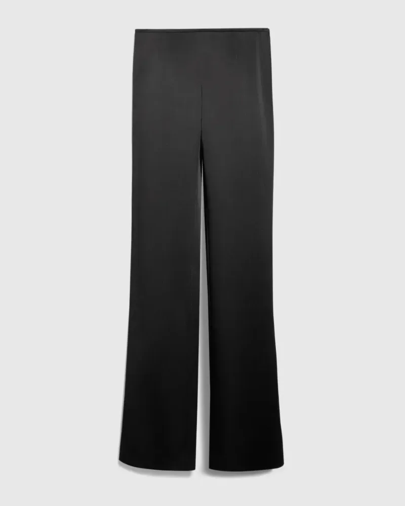 Gucci Straight-Leg-Hose in Satinoptik - Schwarz Schwarz