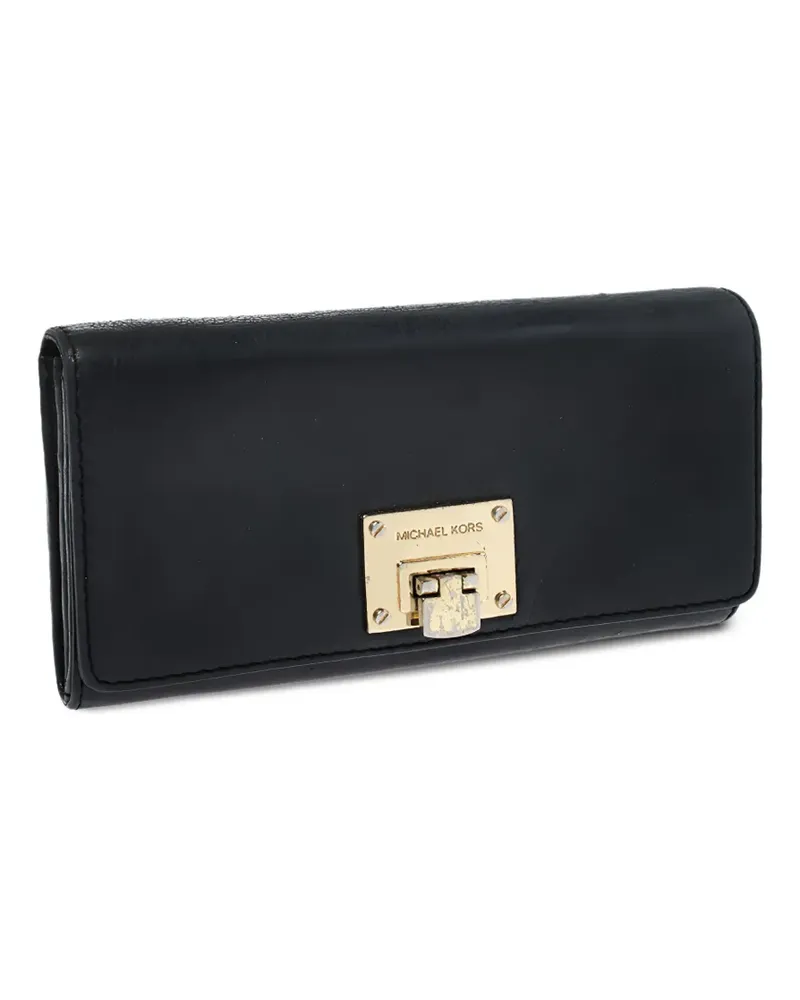 Michael Kors 2010s Portemonnaie aus Leder - Schwarz Schwarz