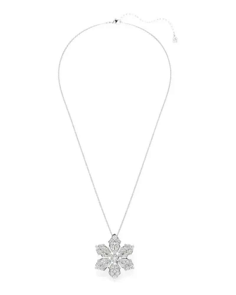 Swarovski Idyllia snowflake-pendant necklace - Silber Silber