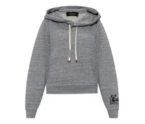 Hoodie mit Logo - Grau