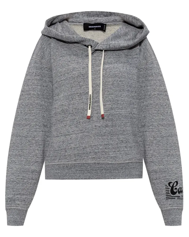 Dsquared2 Hoodie mit Logo - Grau Grau