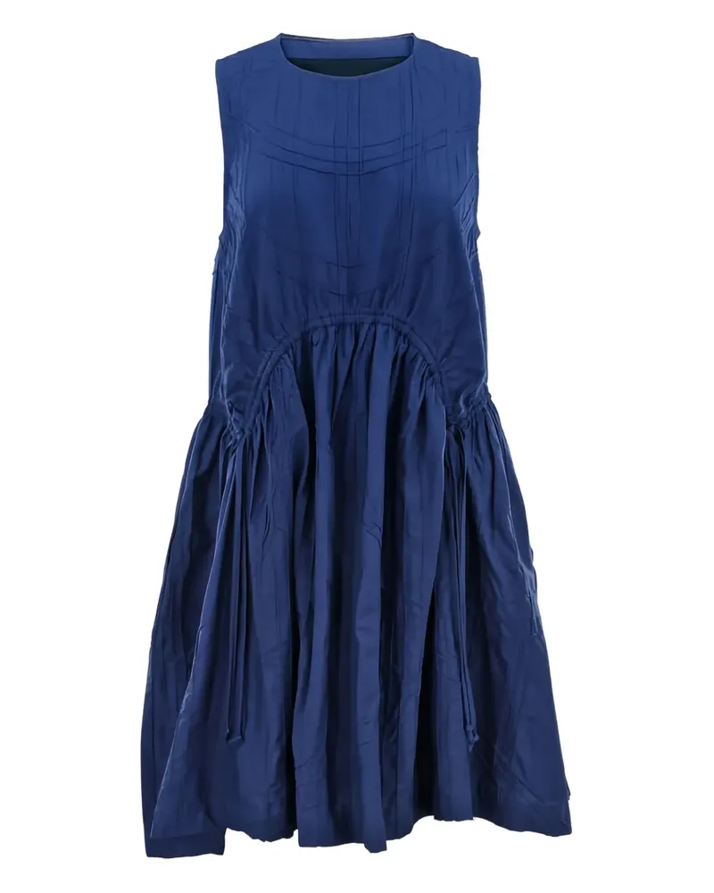 Sea Ärmelloses Camden Minikleid aus Popeline - Blau Blau