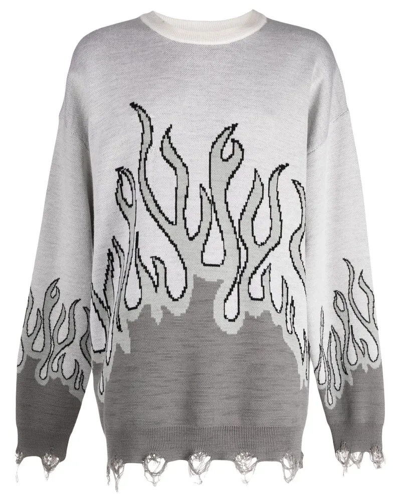Haculla Pullover im Distressed-Look - Grau Grau