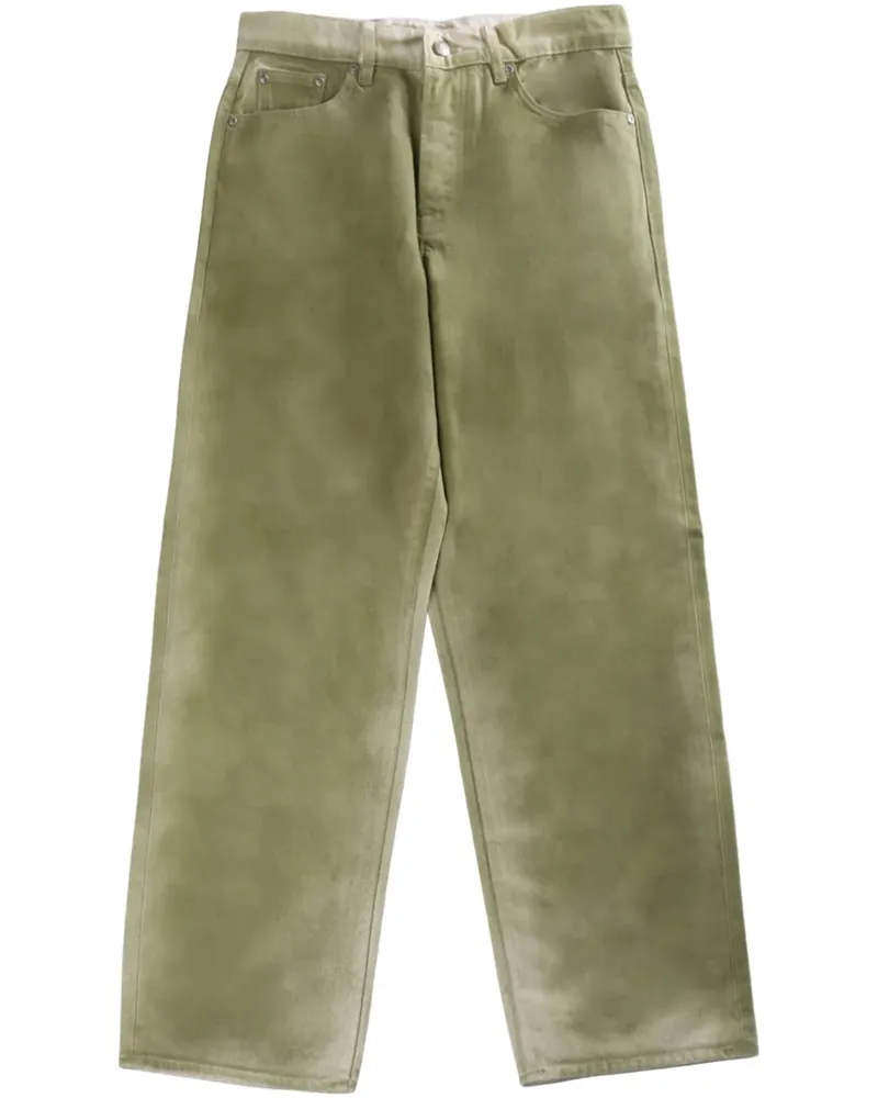 Stüssy Big Ol' Spray Dye jeans - Grün Grün