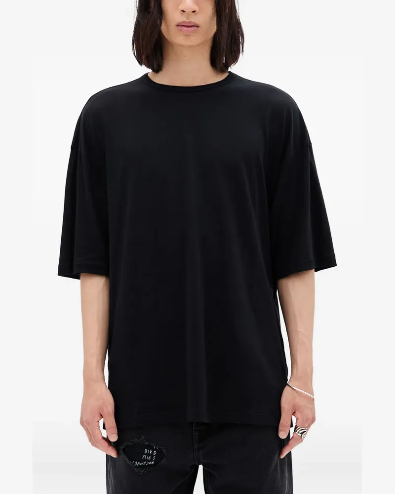 Ann Demeulemeester T-Shirt aus Baumwolle - Schwarz Schwarz