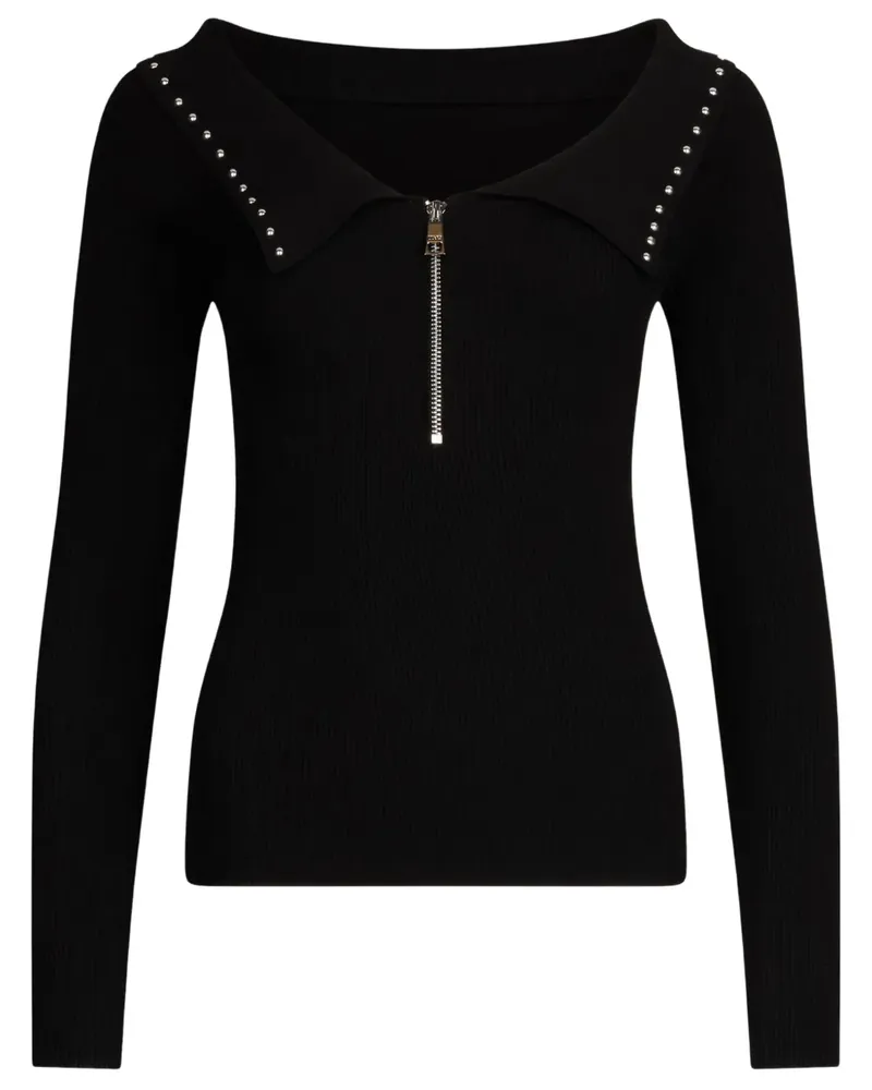 Liu Jo Pullover mit Nieten - Schwarz Schwarz
