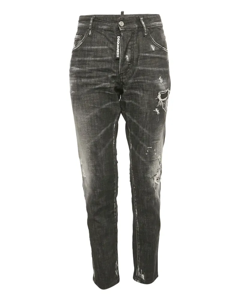 Dsquared2 Pre-owned Distressed-Jeans - Schwarz Schwarz