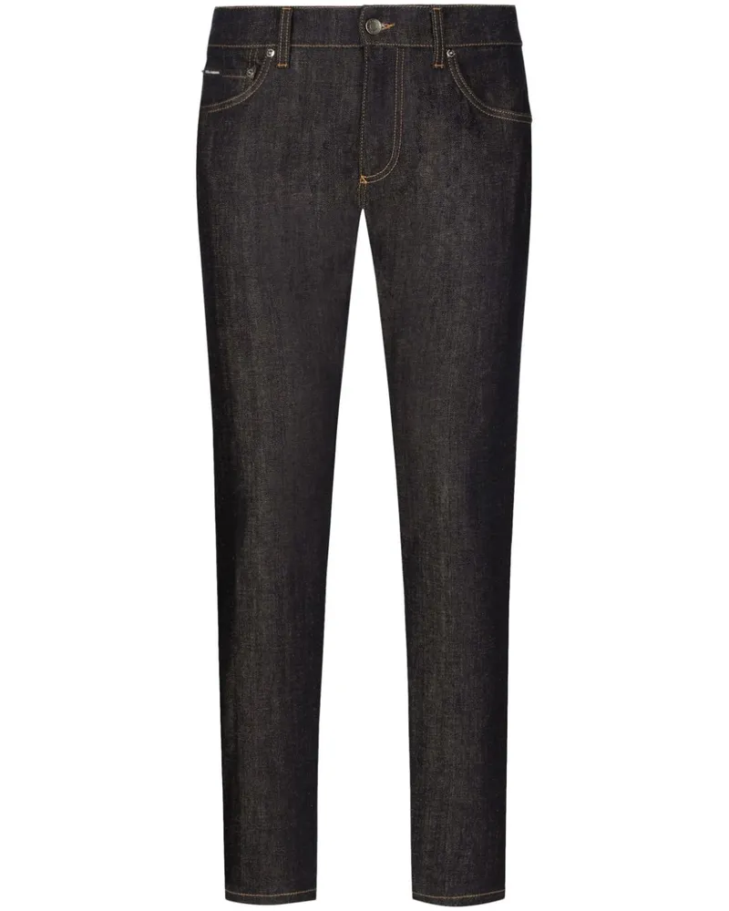 Dolce & Gabbana Klassische Slim-Fit-Jeans - Grau Grau