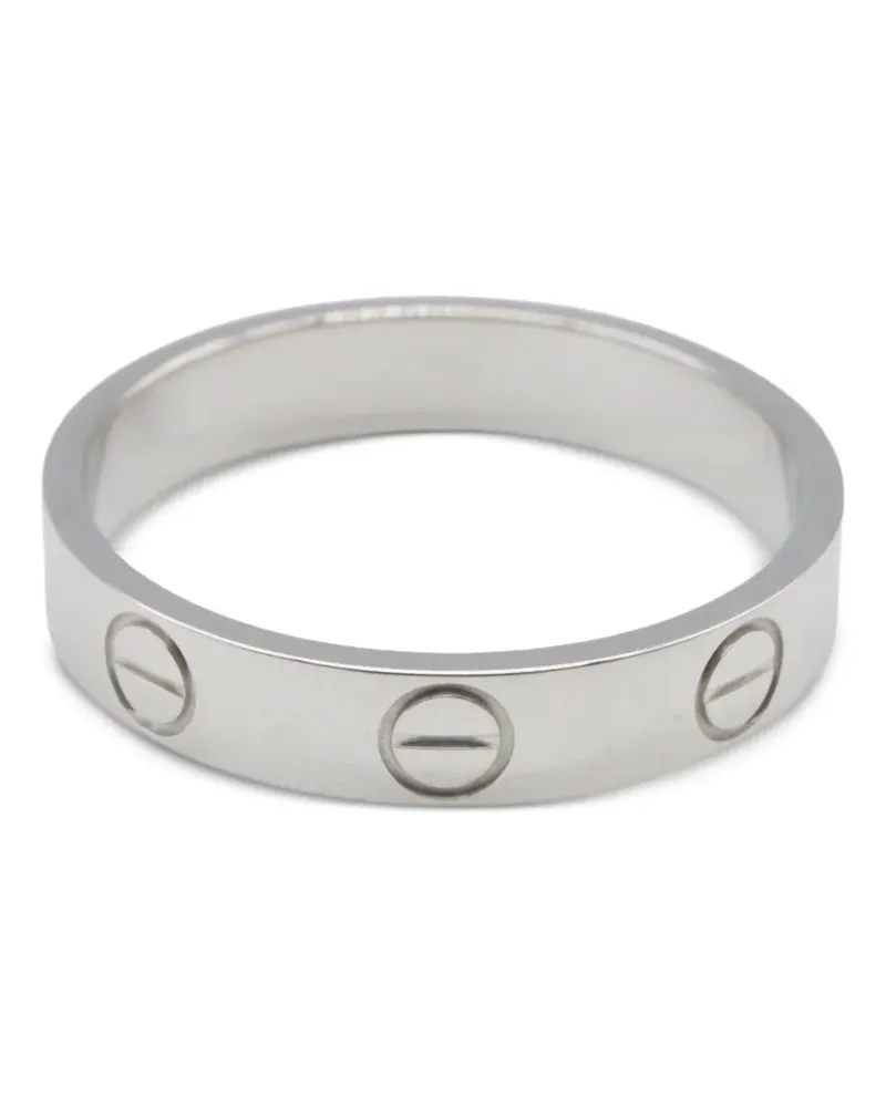 Cartier 2010s mini Love Ring - Silber Silber