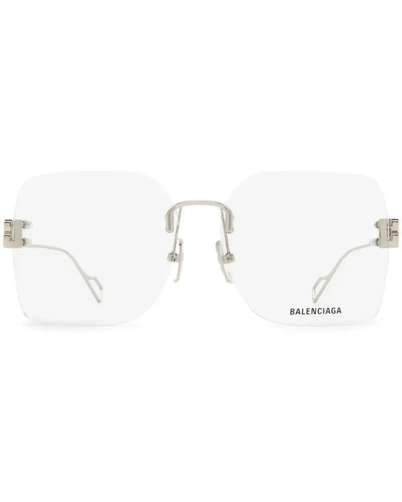 Balenciaga Rahmenlose Brille - Silber Silber