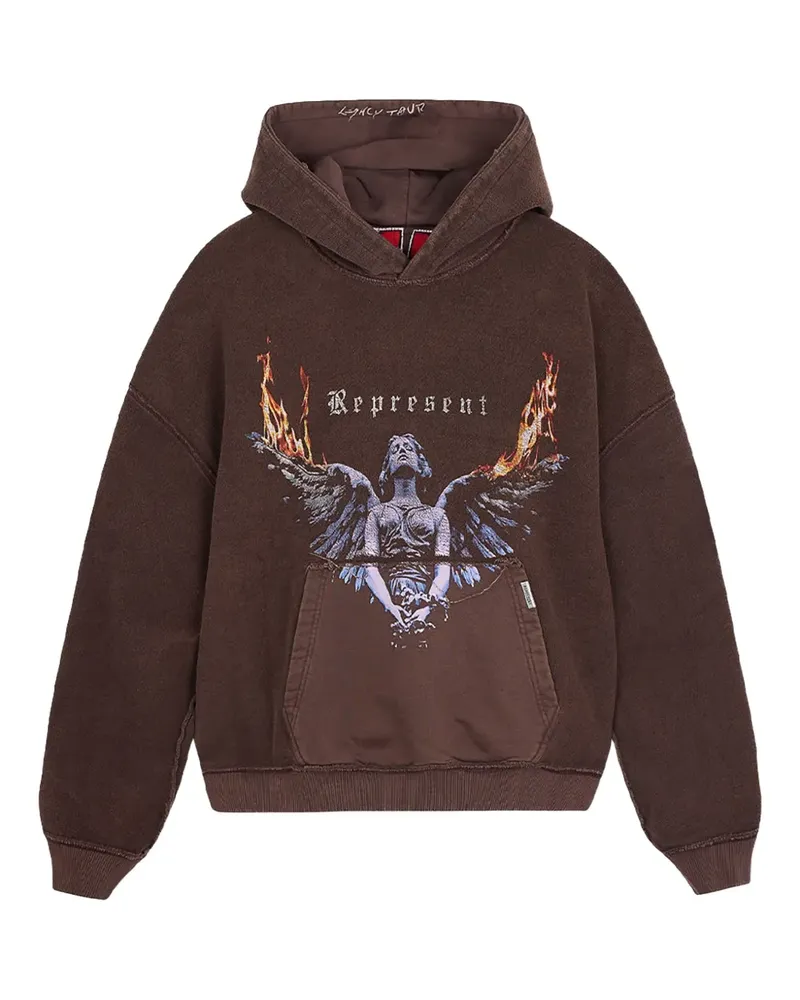 REPRESENT Living Legacy Hoodie - Braun Braun
