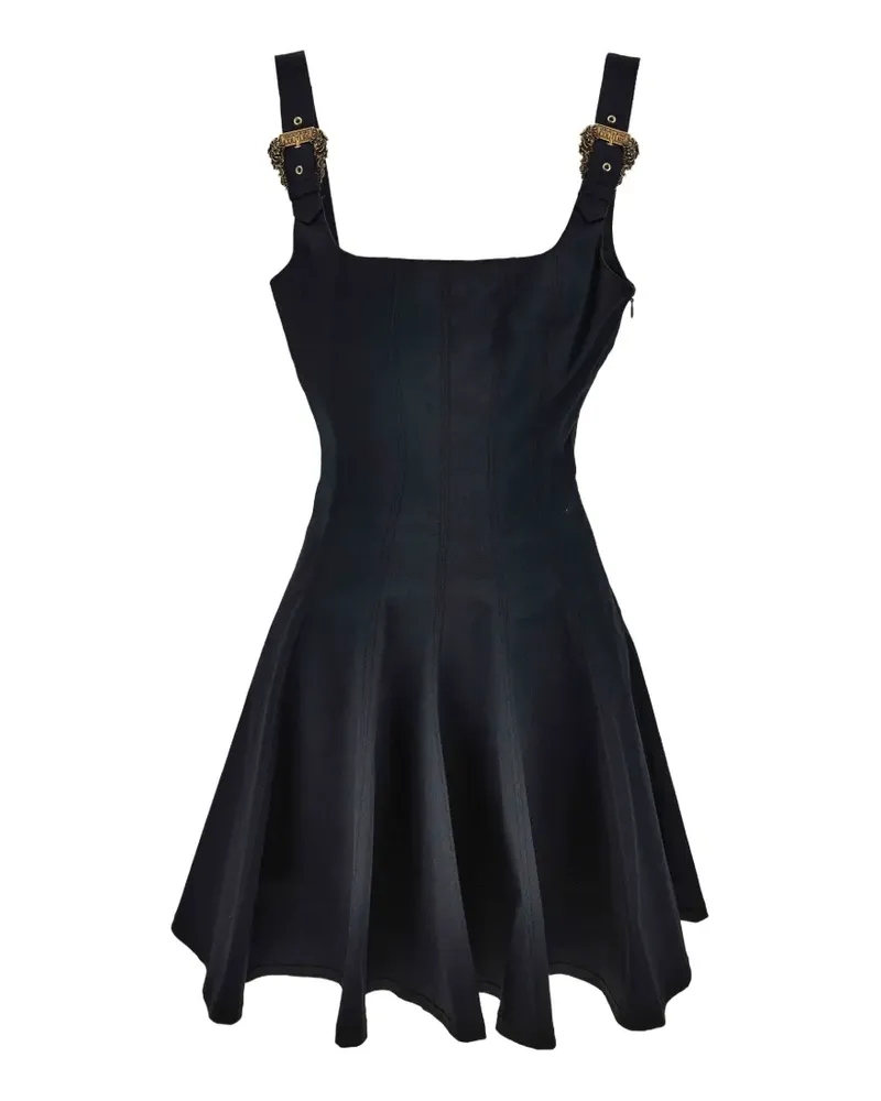 Versace Jeans Ausgestelltes Kleid - Schwarz Schwarz