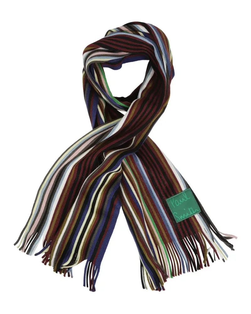Paul Smith Schal mit Fransen - Blau Blau