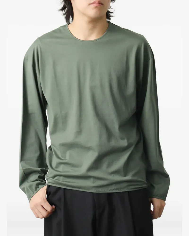 Christophe Lemaire Klassisches Langarmshirt - Grün Grün