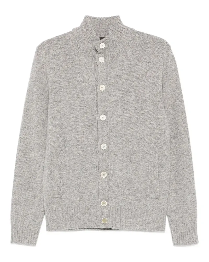 Zanone Cardigan mit Stehkragen - Grau Grau