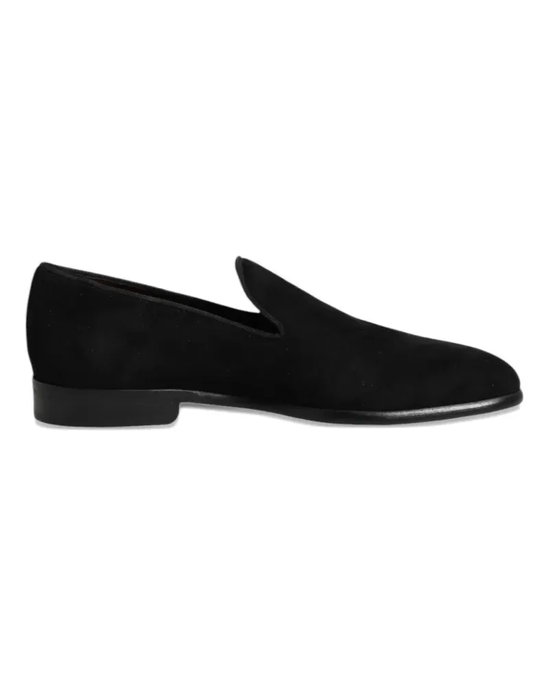 Dolce & Gabbana Loafer aus Wildleder - Schwarz Schwarz