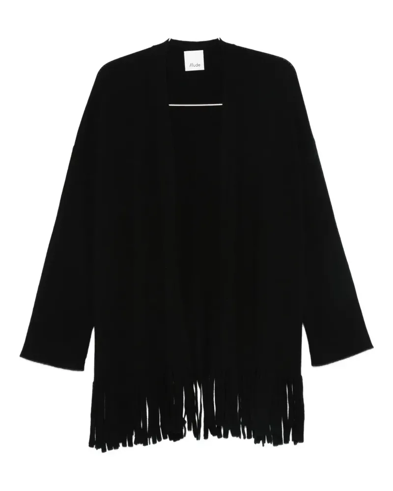 ALLUDE Open Coat 1/1 - Schwarz Schwarz