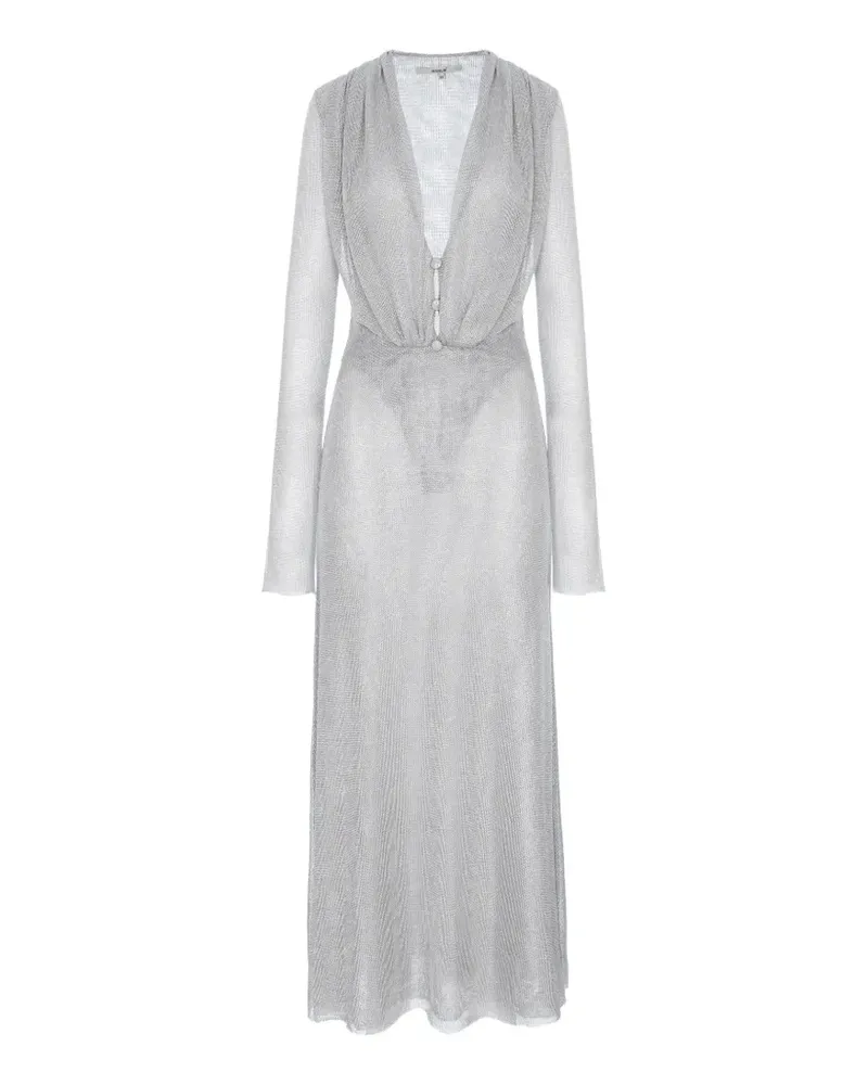 MANURÍ Suki Moon maxi dress - Grau Grau