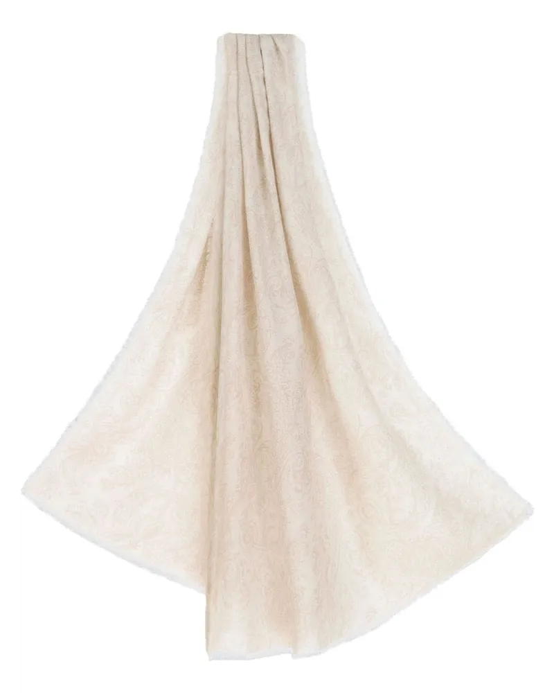 Etro Schal mit Paisleymuster - Nude Nude