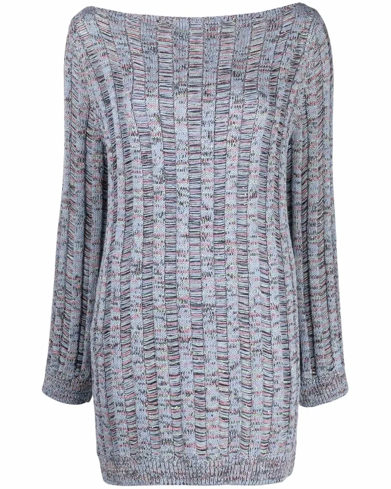 Missoni Gestricktes Minikleid - Blau Blau