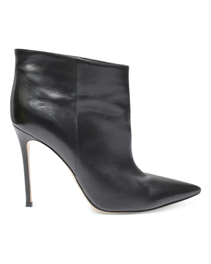 Gianvito Rossi Stiefel mit spitzer Kappe - Schwarz Schwarz