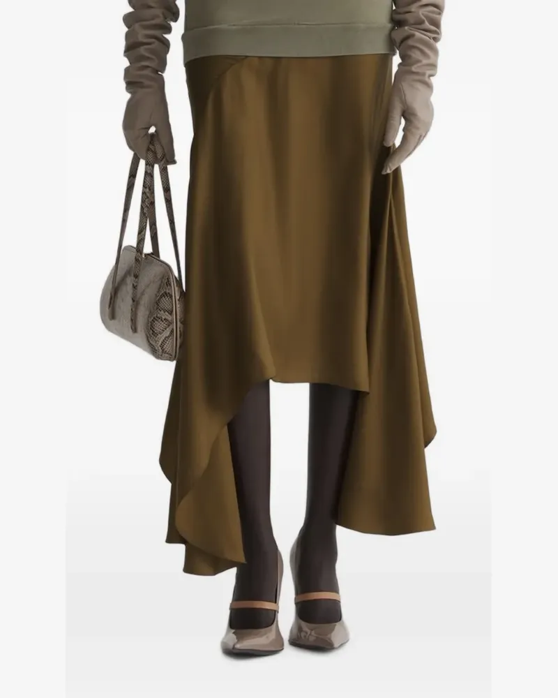 Thierry Mugler Asymmetrischer Rock - Nude Nude