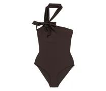 Awaken One-Shoulder-Badeanzug - Braun