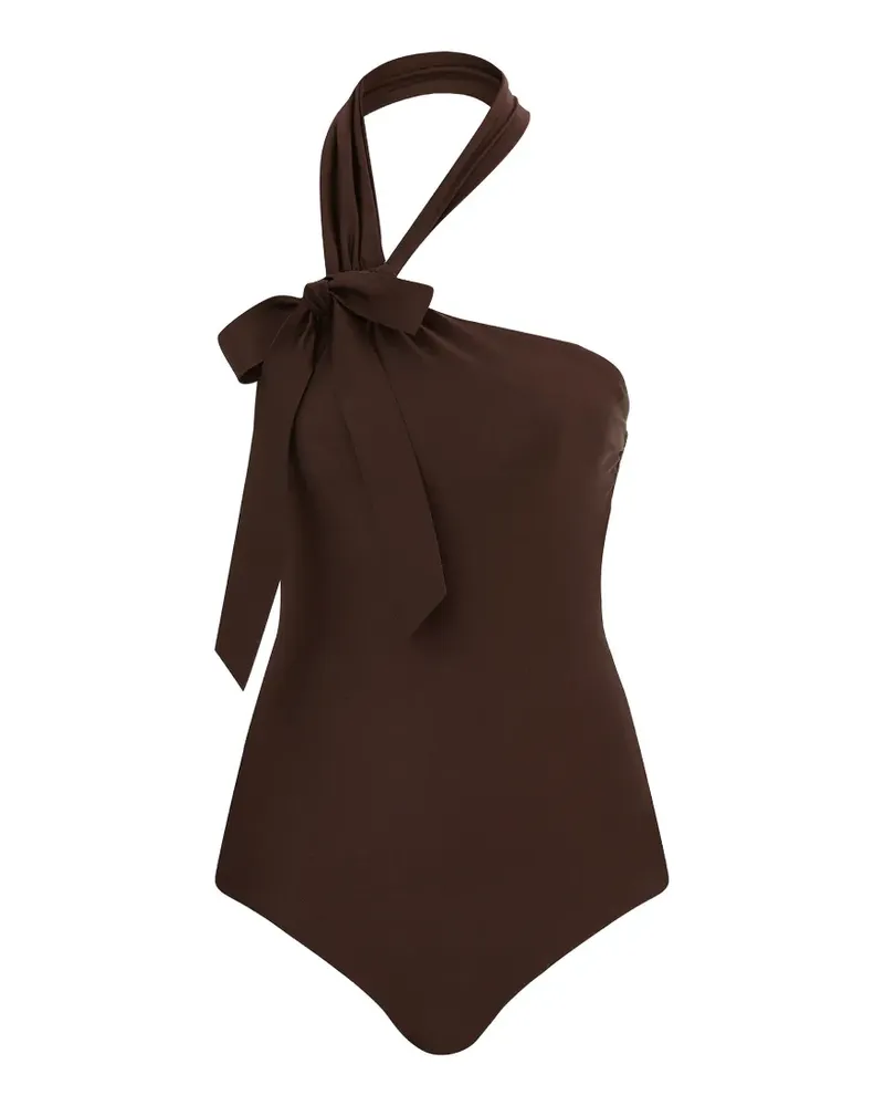Zimmermann Awaken One-Shoulder-Badeanzug - Braun Braun